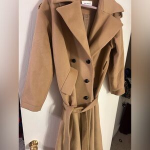 Tan Trench Coat by Saint Laurent